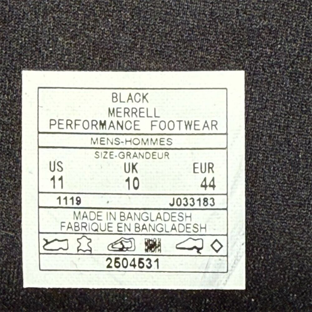 Merrell Men's Tideriser Luna Leather Sandals Black Size US 11 Casual - Picture 9 of 10